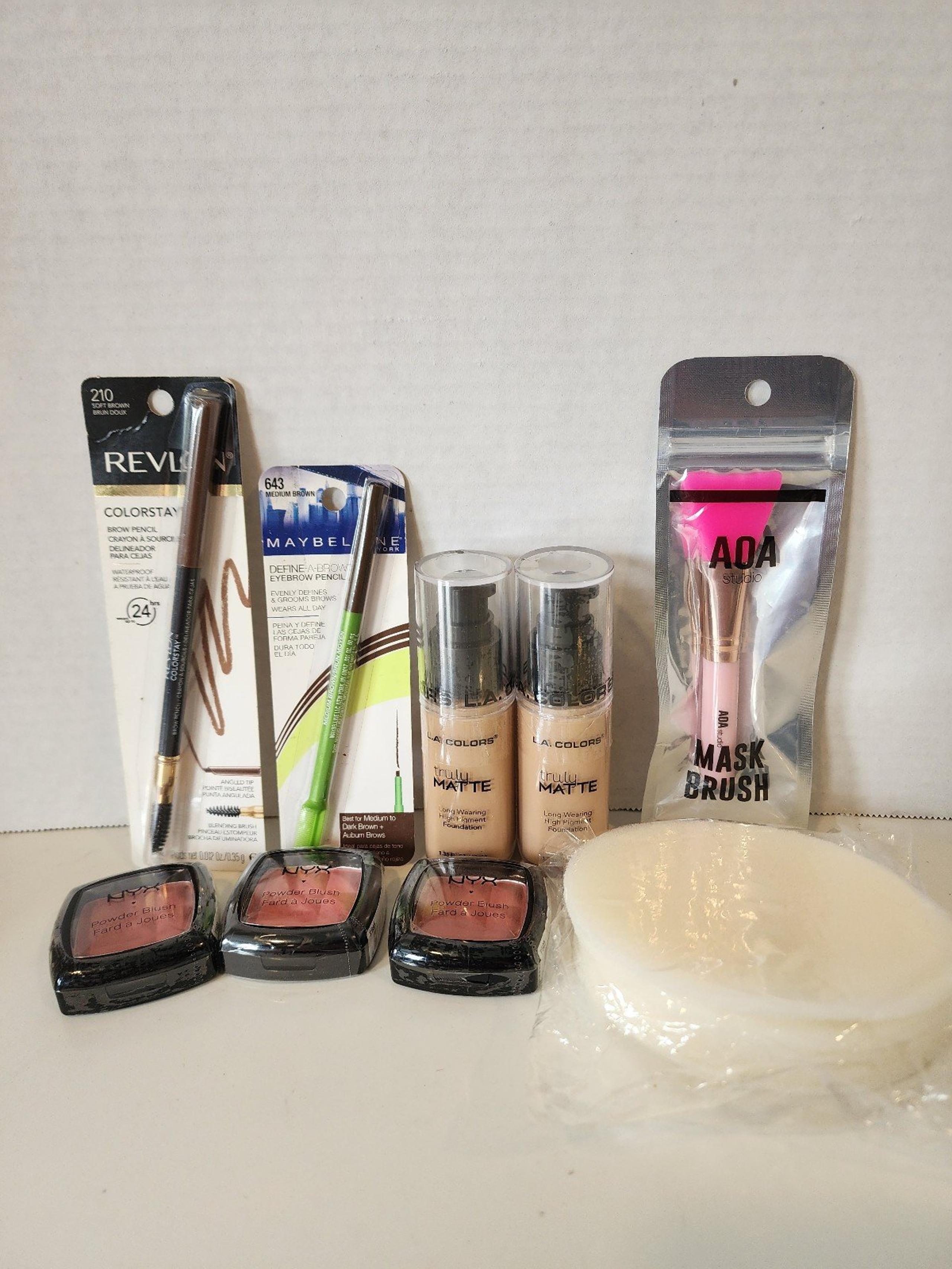 Cosmetics NWT Variety Revlon, NYX, Maybelline, L.A.  Colors