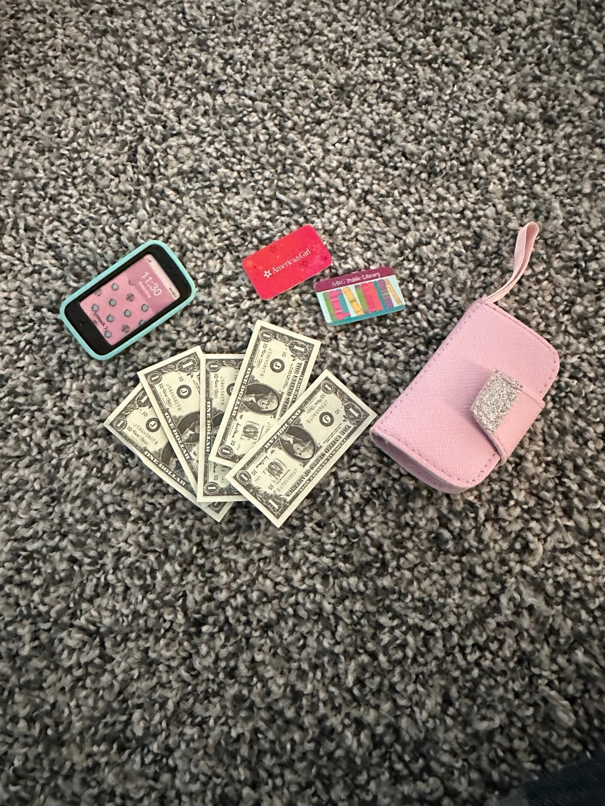 American Girl phone and wallet