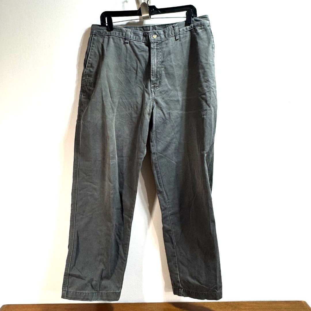 Carhartt Pants Mens 34x30 (34x28) Grey Duck Work Dungaree