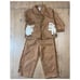 Le Top Toddler Brown Faux Suede Cowboy Costume Size 4T