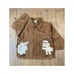 Le Top Toddler Brown Faux Suede Cowboy Costume Size 4T