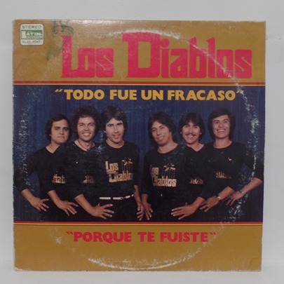Los Diablos Todo Fue Un Fracaso latin vinyl