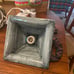 Mackenzie Childs Unique ceramic hanging pendant lamp light pink rose black