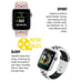 Bluetooth Smartwatch android iphone ios