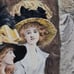 1916 Hand-colored Lithograph Causeria Francois Flameng Imprimtezie Goupil Laria