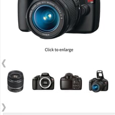 Canon rebel eos t3 camera