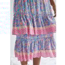Anthropologie Plenty by Tracy Reese Tiered Midi Skirt SIze XSP