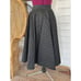 Vintage 1950s Marden Classics Black Quilted Circle Skirt Size S Rockabilly