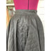 Vintage 1950s Marden Classics Black Quilted Circle Skirt Size S Rockabilly