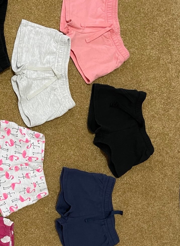 Baby girl size 3 month shorts bundle