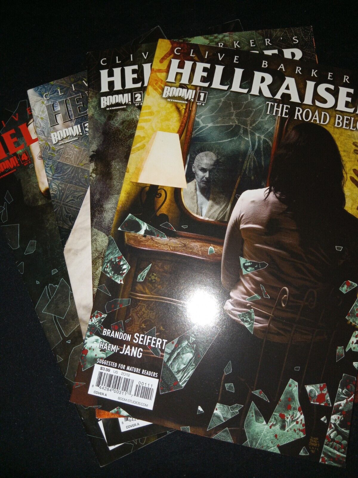 Clive Barker's Hellraiser The Road Below #1,2,3,4 Full Mini Series