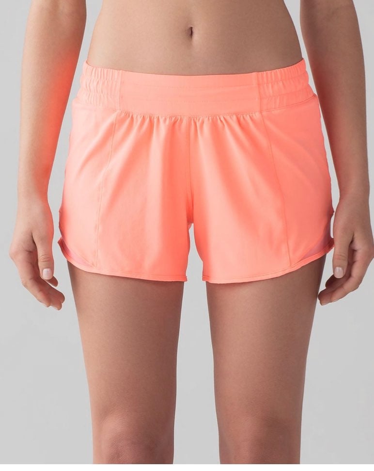 Lululemon Orange Hotty Hot Short II