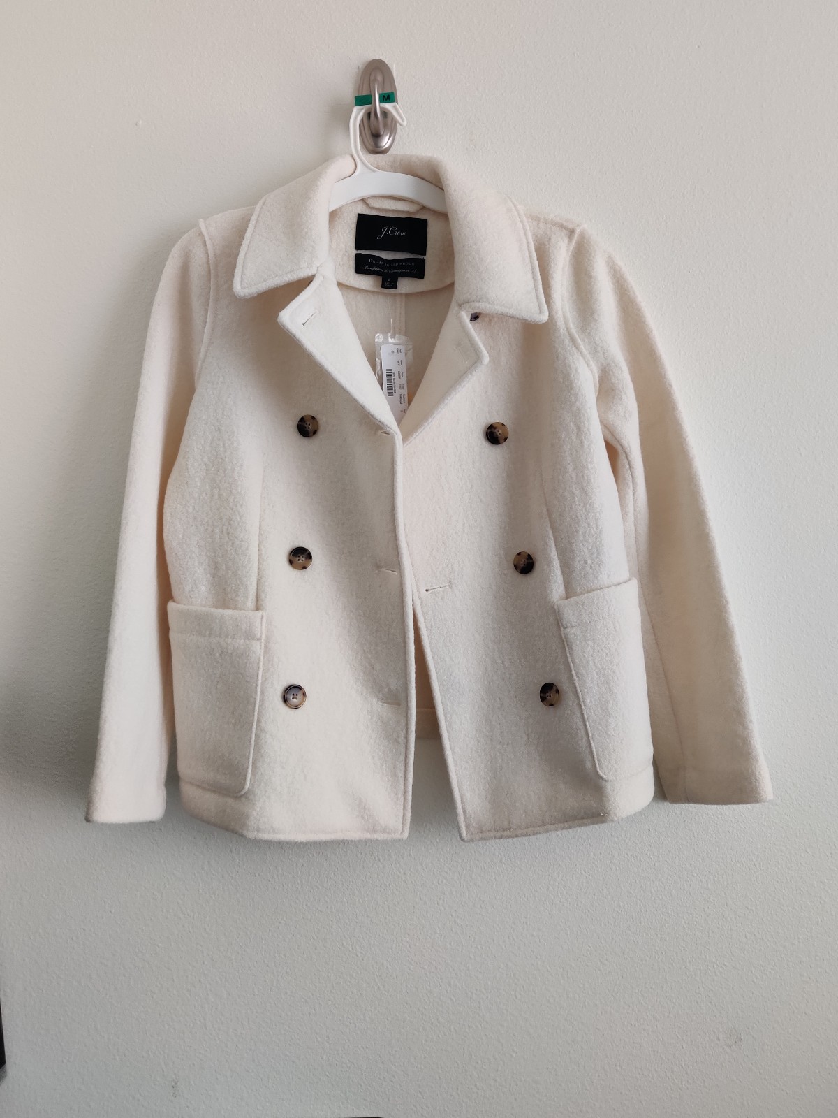 JCrew wool peacoat