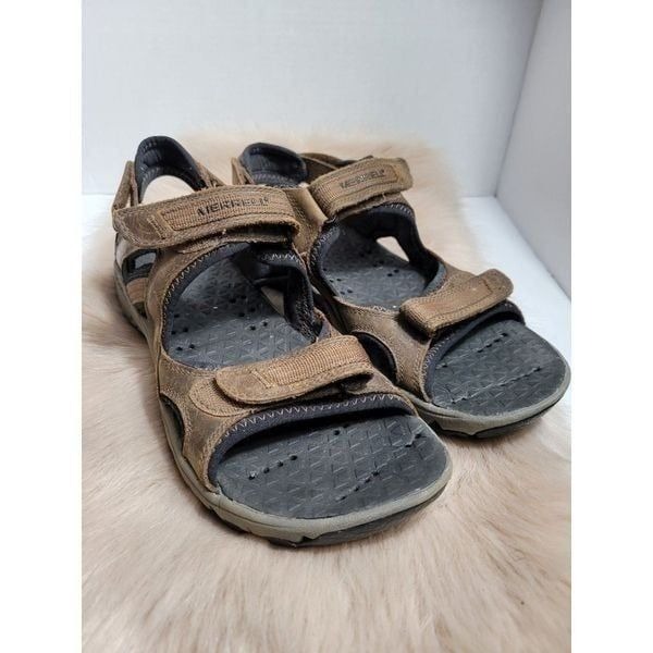 Merrell Men's Cambrian Strap Dark Earth Hiking Sandals Size 9