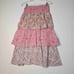 House of Harlow Pink Floral Smocked Crop Top Tiered Maxi Skirt Set Size Small