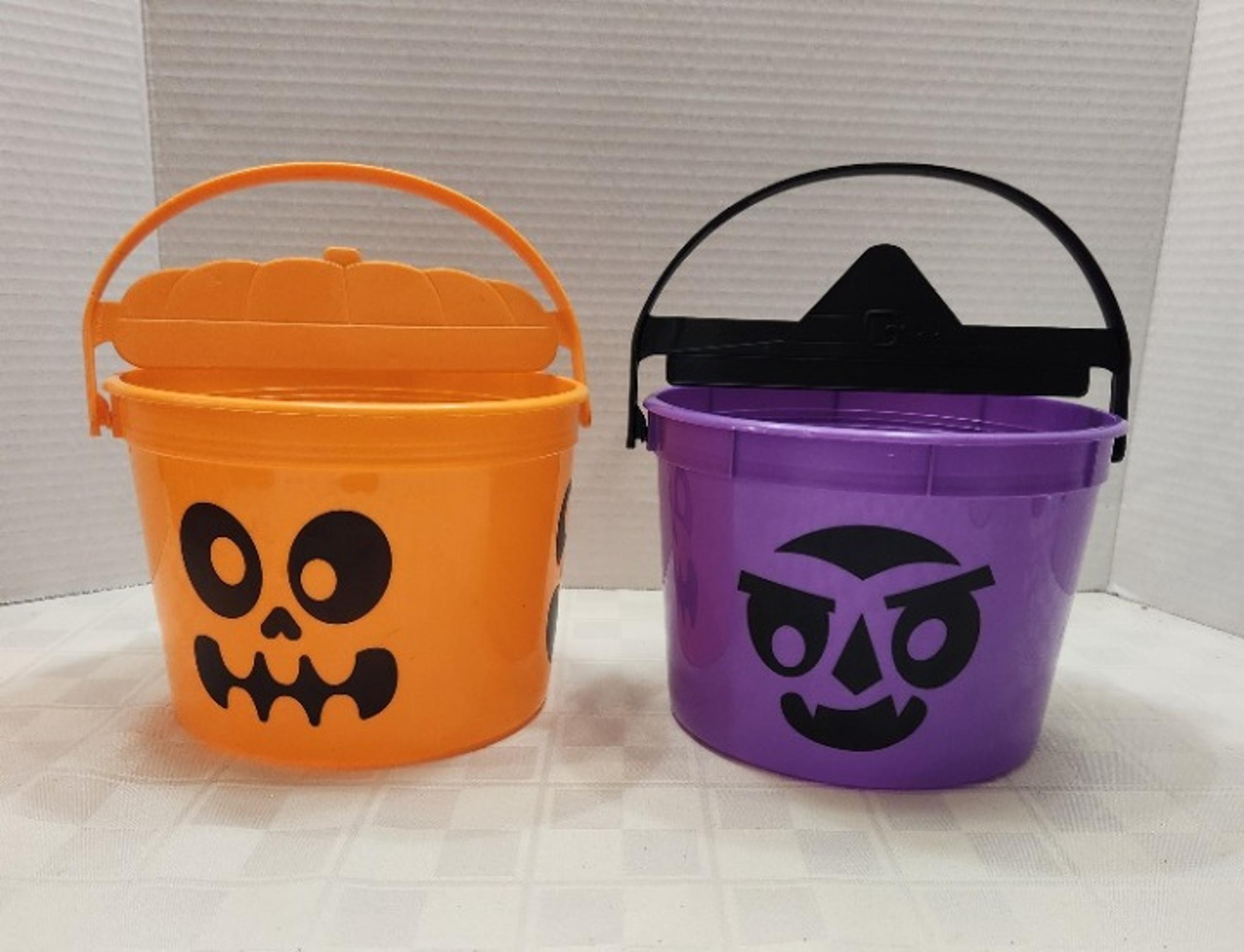 2 McDonalds 2023 Halloween Vampire & Skeleton Bucket/Pail