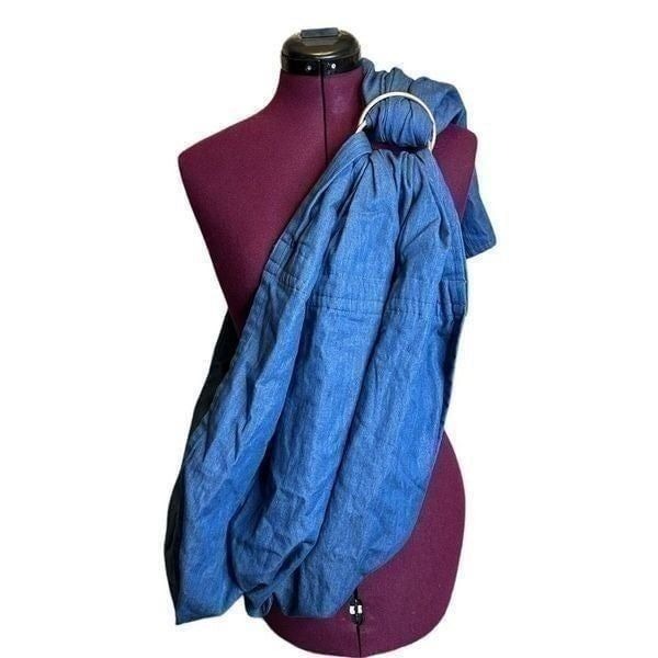 Rare Denim Blue Adjustable Handmade Baby Sling