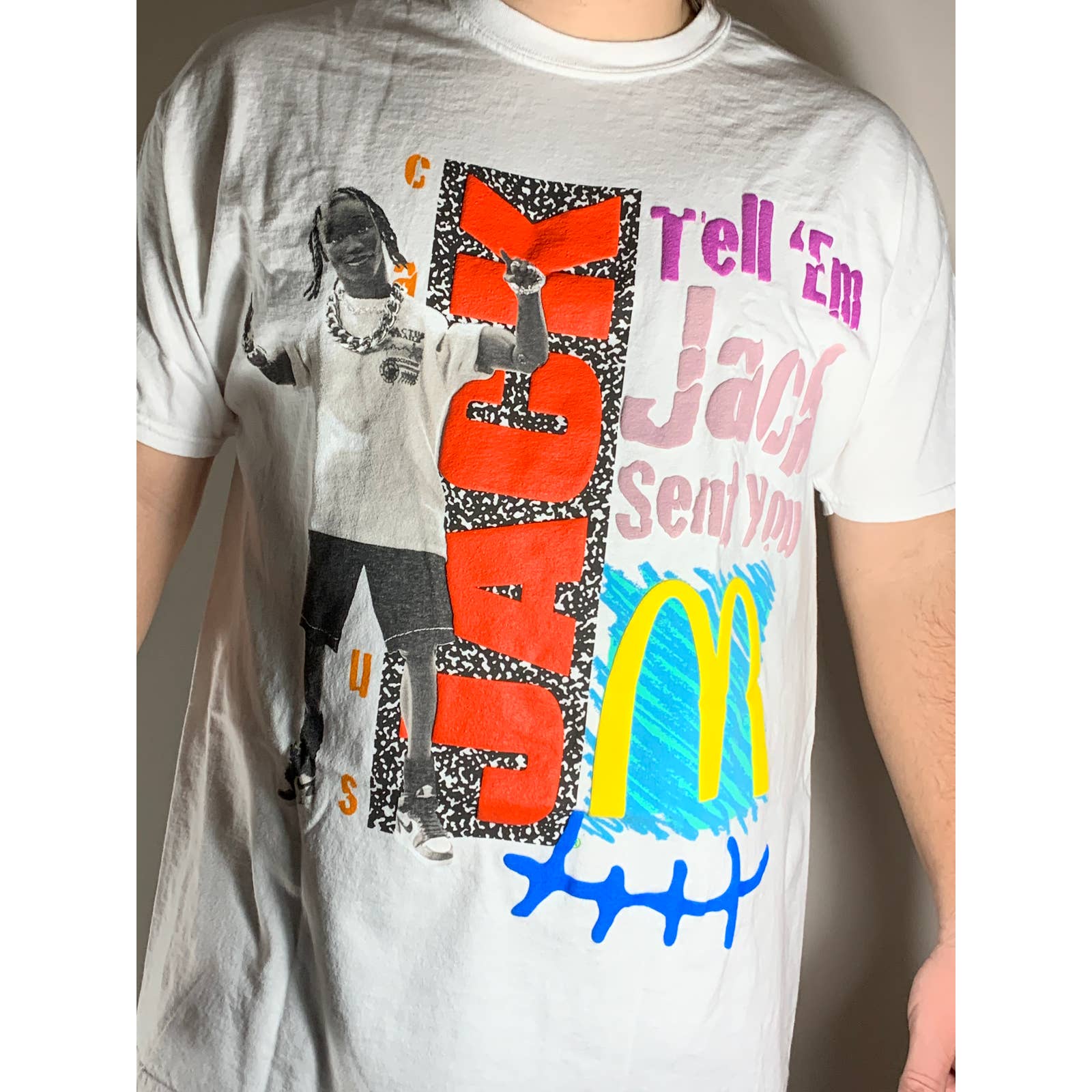 Travis Scott x McDonald's Jack Smile T-shirt | Mercari