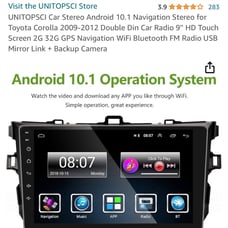 Toyota corrolla 2009-2012 Car Radio NEW