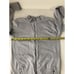 Athleta Womens Full Zip Athletic Light Gray Jacket Size Medium Thumbhole Sleeve