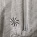 Athleta Womens Full Zip Athletic Light Gray Jacket Size Medium Thumbhole Sleeve