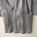 Athleta Womens Full Zip Athletic Light Gray Jacket Size Medium Thumbhole Sleeve