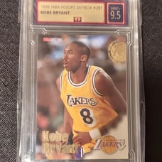 1996 Hoops Skybox #281 Kobe Bryant Rookie Grade 9.5