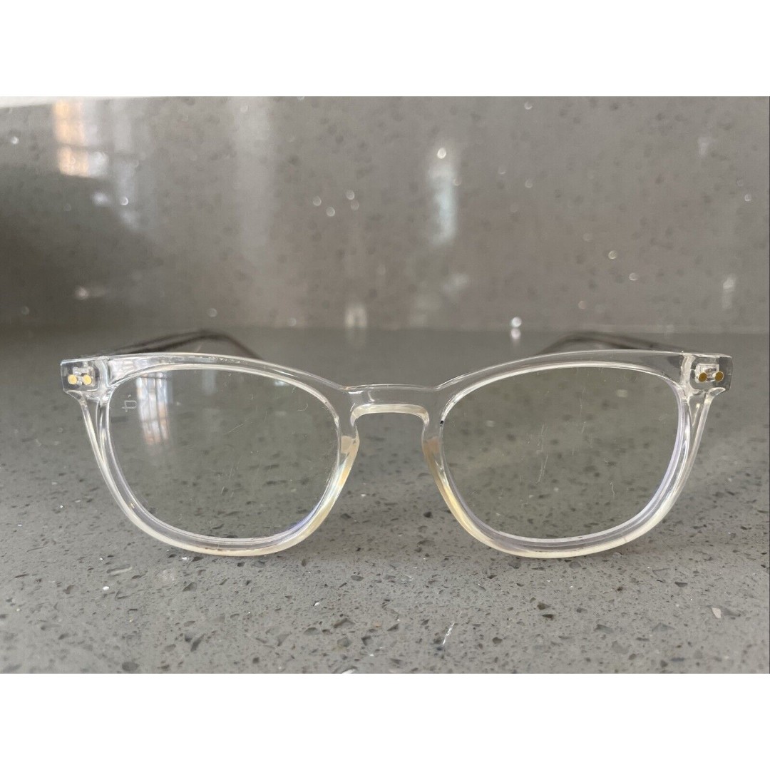 Prive Revaux Show Off Clear Crystal Glasses Frames Only C30 49 19 145
