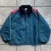 Vintage Racing Stripe Faux Fur Collar Bomber Jacket
