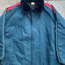 Vintage Racing Stripe Faux Fur Collar Bomber Jacket