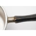 Vintage Silver Seal Hammered Finish Cast Aluminum Saucepan with Wood Handle