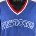 VINTAGE 90s Champion DETROIT PISTONS SWEATSHIRT NBA basketball XXL Made in USA