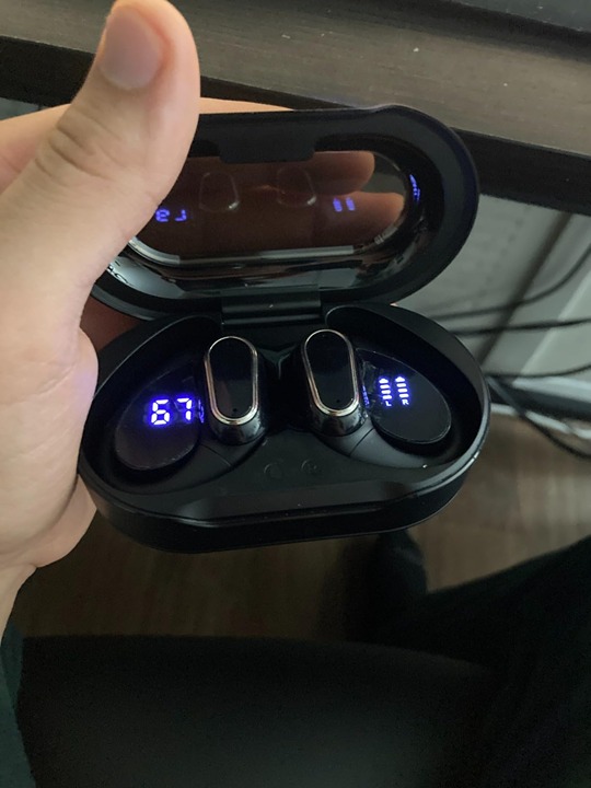 Wireless Earbuds, 2024 Bluetooth 5.3 Headphones Sport, Bluetooth Earbuds with EN