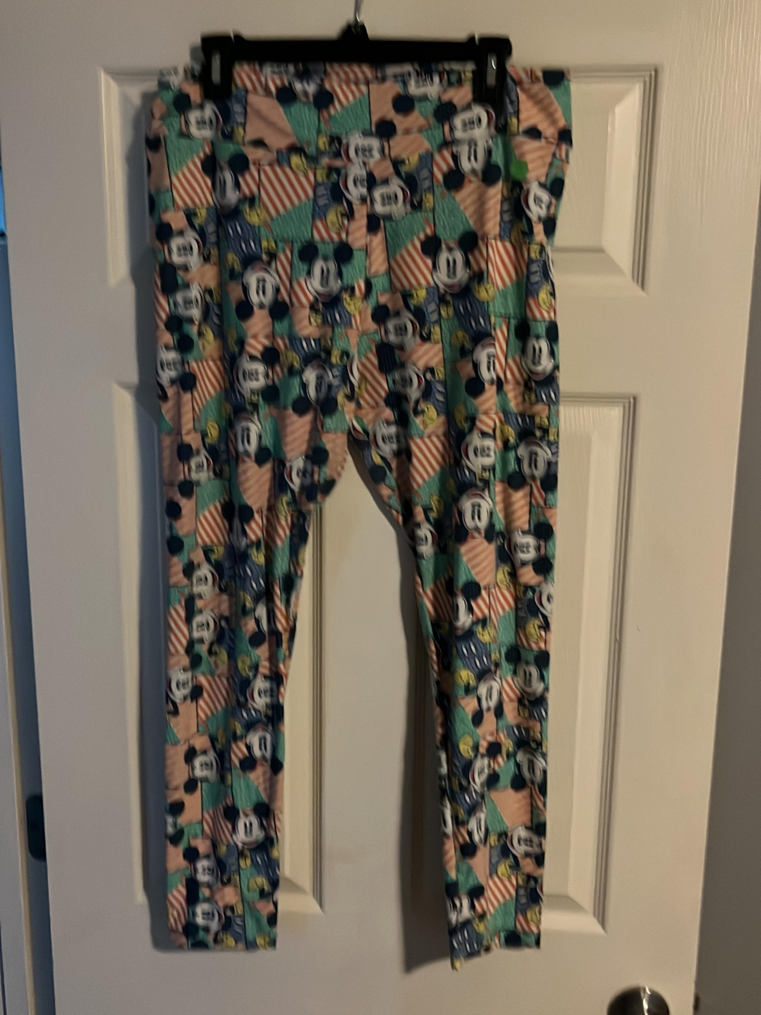 LuLaRoe lounge, pajama pants, Mickey Mouse women’s size medium #G