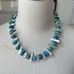 Chico’s Turquoise Mother of Pearl Gold Necklace MSRP79.50 23.5”