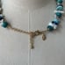 Chico’s Turquoise Mother of Pearl Gold Necklace MSRP79.50 23.5”