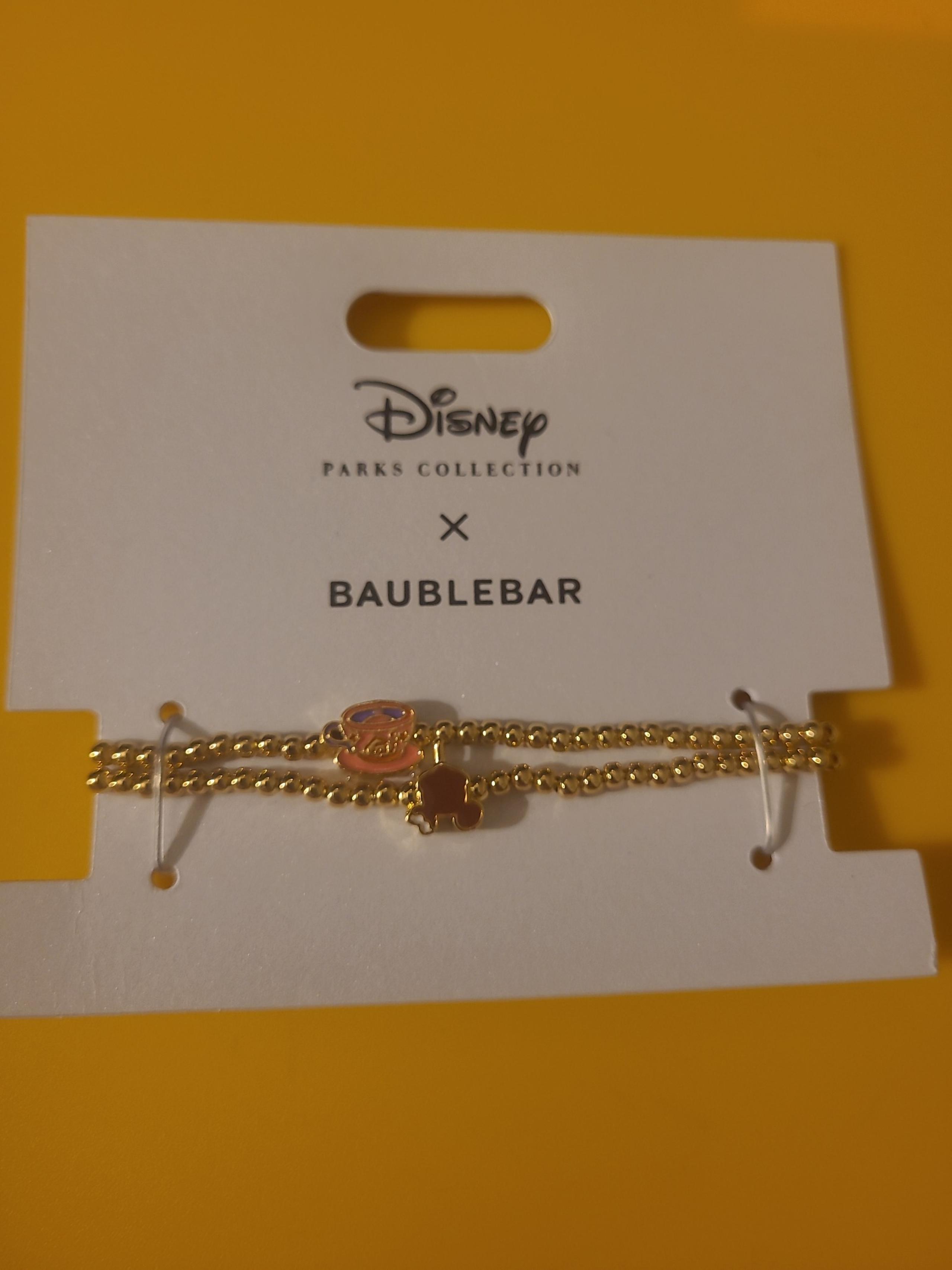 Mickey Ice Cream + Tea Cups Baublebaur Bracelet