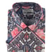 Avanti Uomo Men Shirt Pink Blue White Black Casual Button Size 15-15.5 33/34