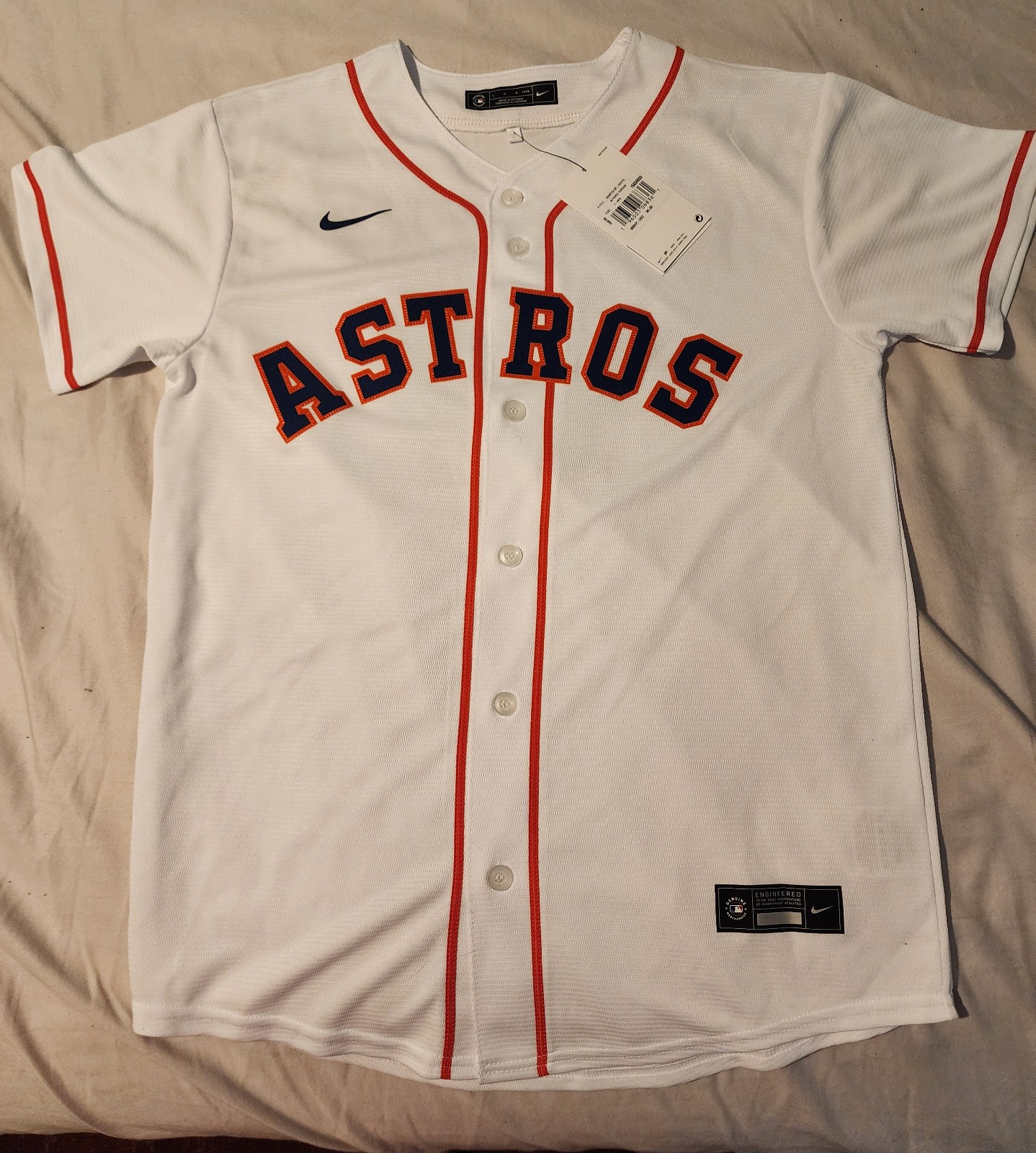 Houston Astros Youth Alvarez Large Jersey 14-16
