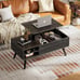 Black Coffee Table with Lifting Top