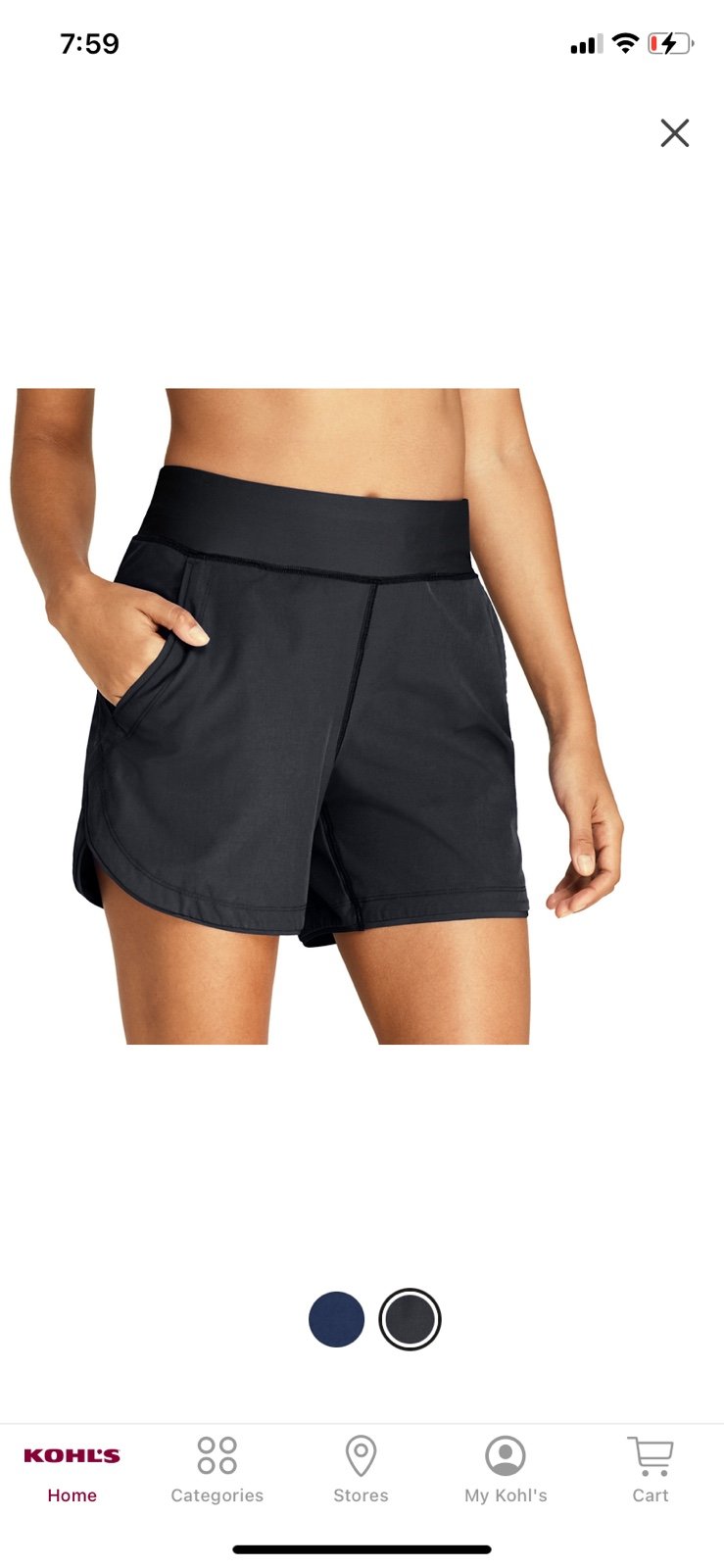 Lands end women’s swim shorts. Size 10