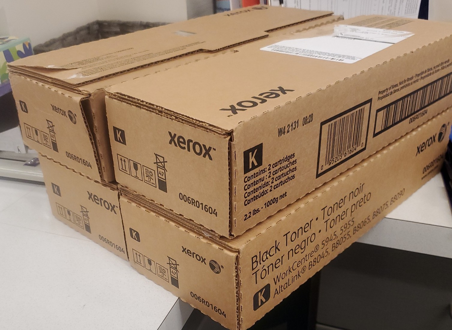 4 -Xerox toner black 006R01604