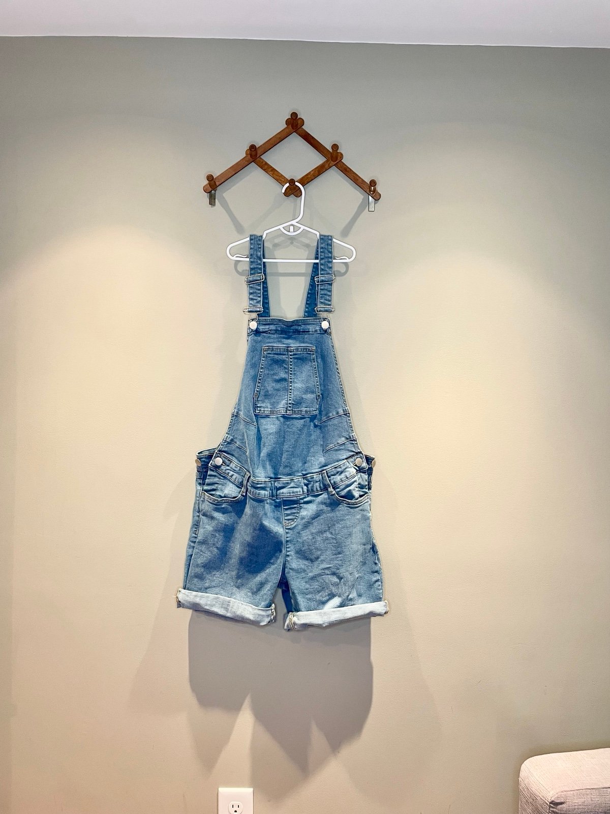 maternity overall shorts