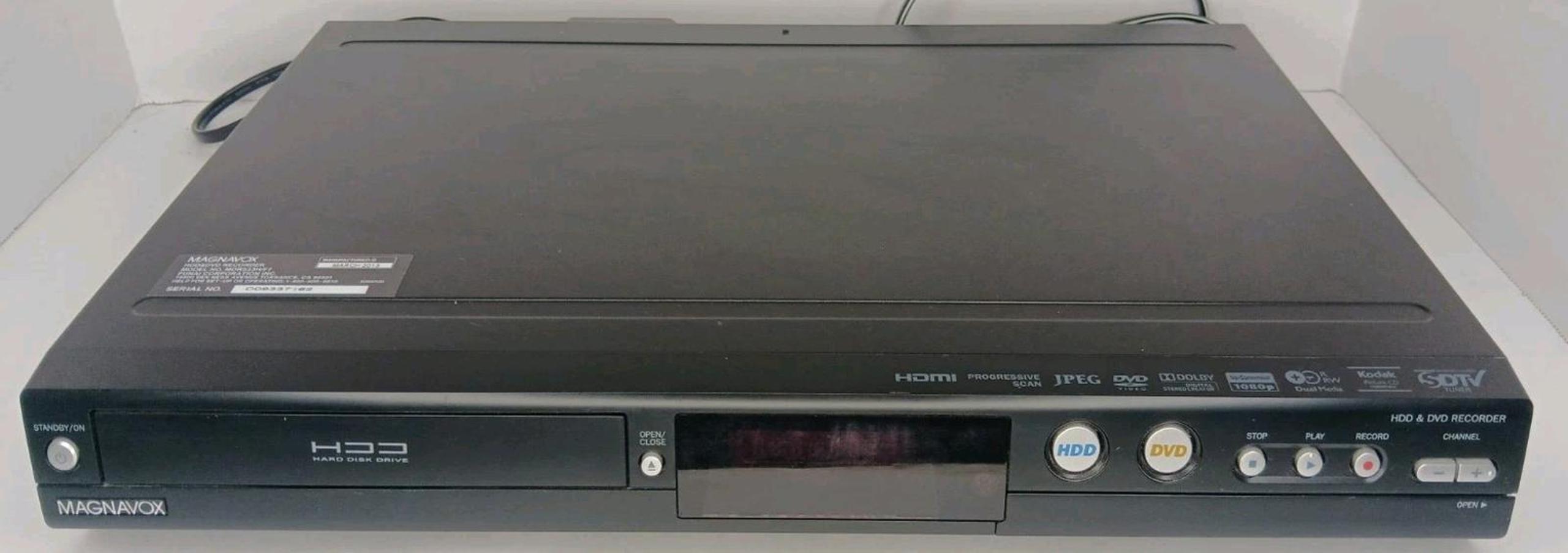 Magnavox MDR533H/F7 HDD & DVD Recorder HDMI  TESTED *NO REMOTE *