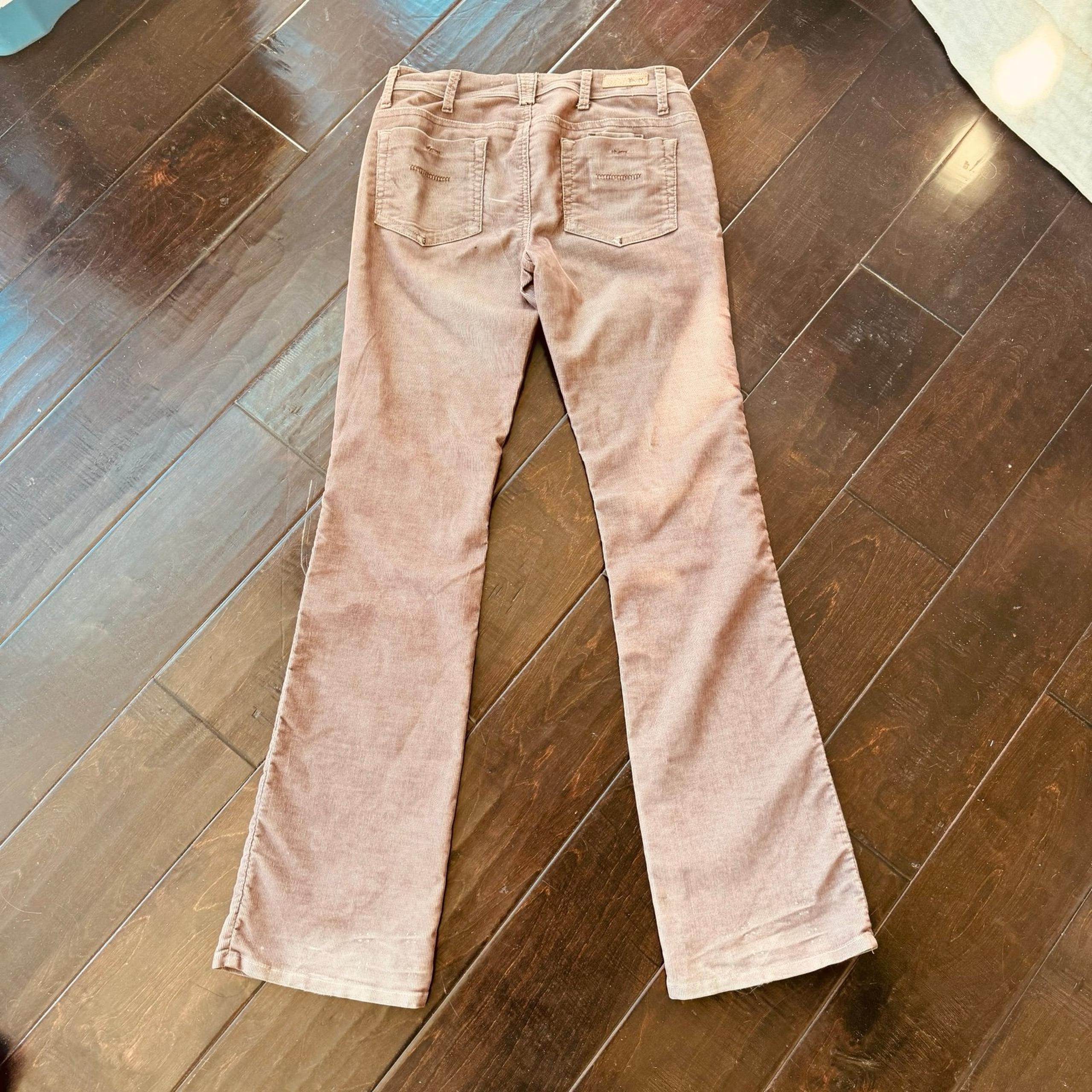 the cutest purplish brown  vintage corduroy flares