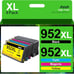 Asoih 952XL Ink Cartridges Replacement for HP 952XL Ink Cartridges Combo Pack HP