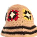 New Hand Crochet Unisex Granny Squares Bucket Hat
