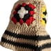 New Hand Crochet Unisex Granny Squares Bucket Hat