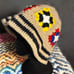 New Hand Crochet Unisex Granny Squares Bucket Hat