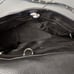 MICHAEL KORS Bristol Flip Top Handle Satchel Purse Handbag Black Silver Croc